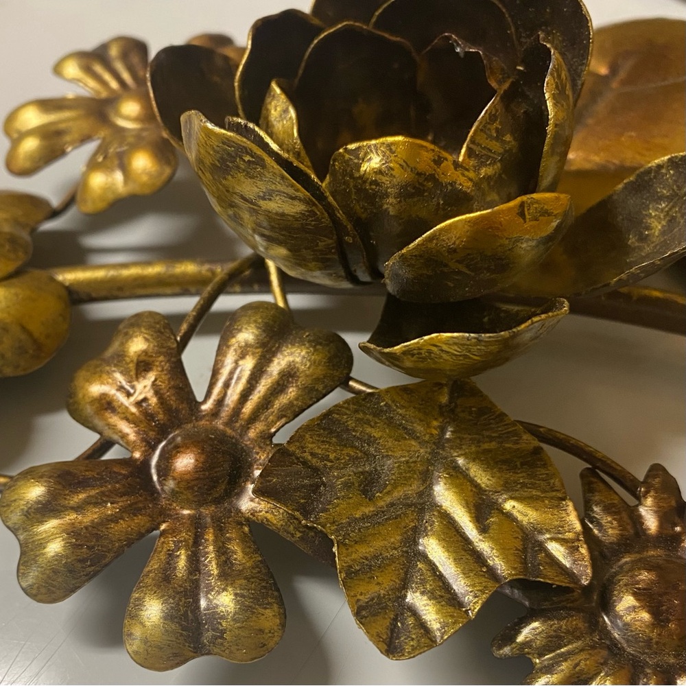 ED ON AIR BY ELLEN DEGENERES FLORAL METAL TABLETOP DECOR ( SET OF 2 ) - Picture 5 of 7